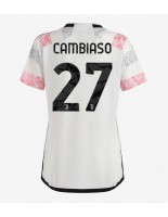 Juventus Andrea Cambiaso #27 Venkovní Dres pro Dámské 2023-24 Krátký Rukáv